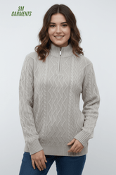 RED WOMENS FASHION SWEATER - Smgarment's